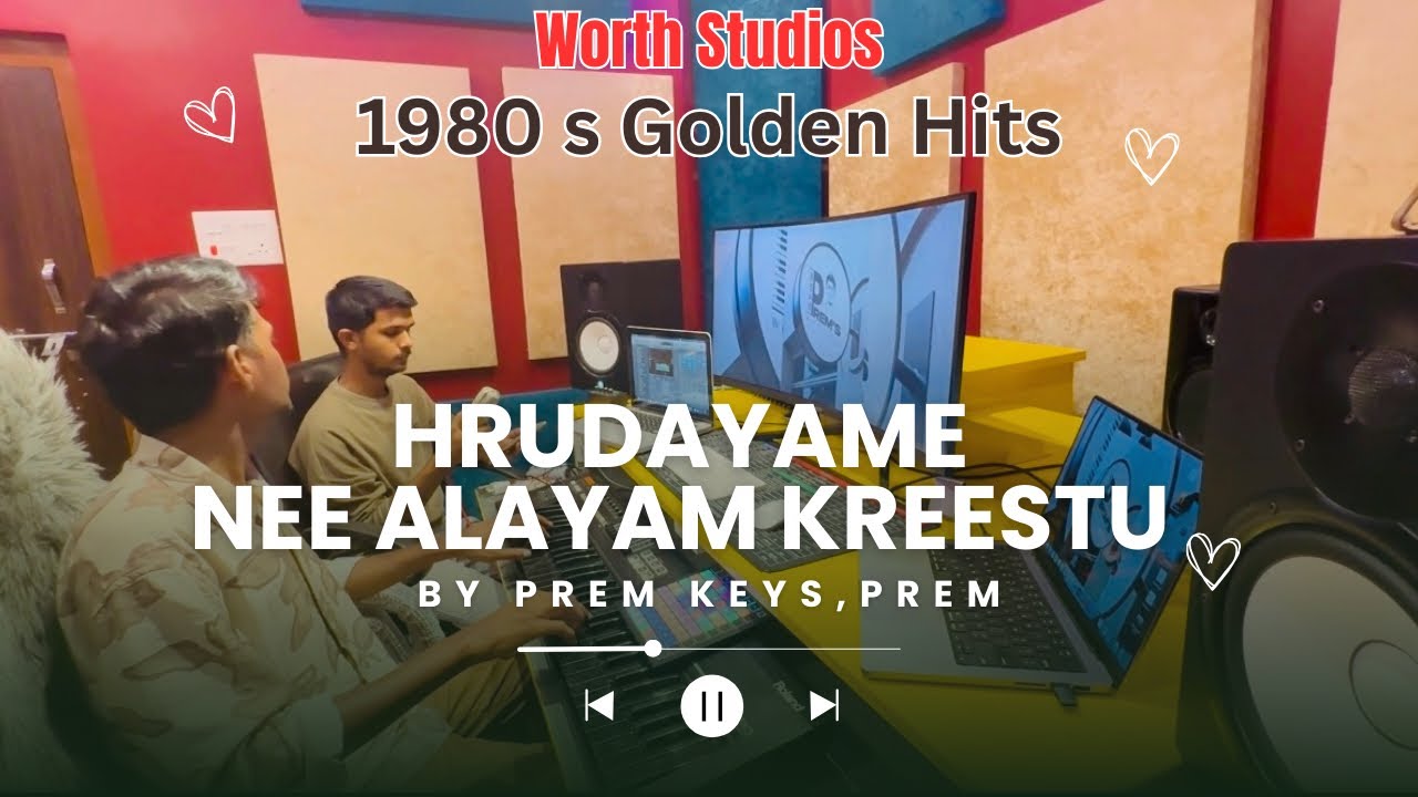 HRUDAYAME NEE ALAYAM KRISTU| 90’s Golden Hits|#Premkeys #oldchristiansongs #worthstudios