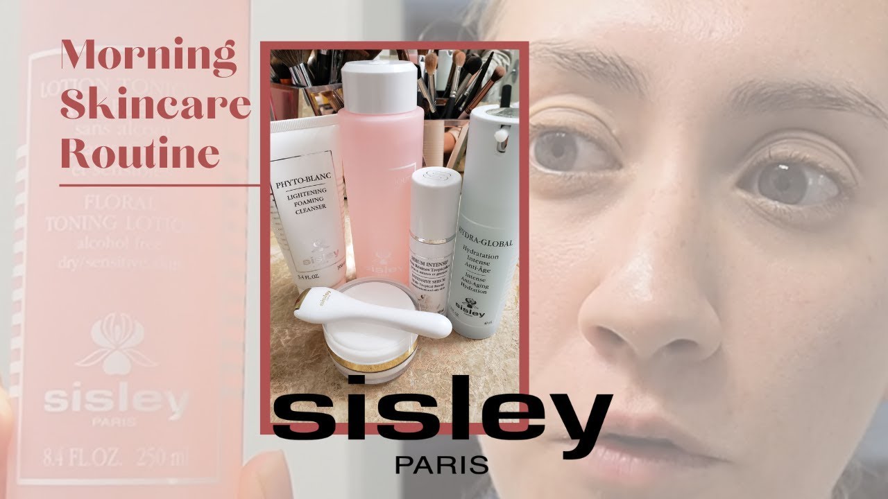 Утренняя рутина ухода за кожей с участием Sisley Paris