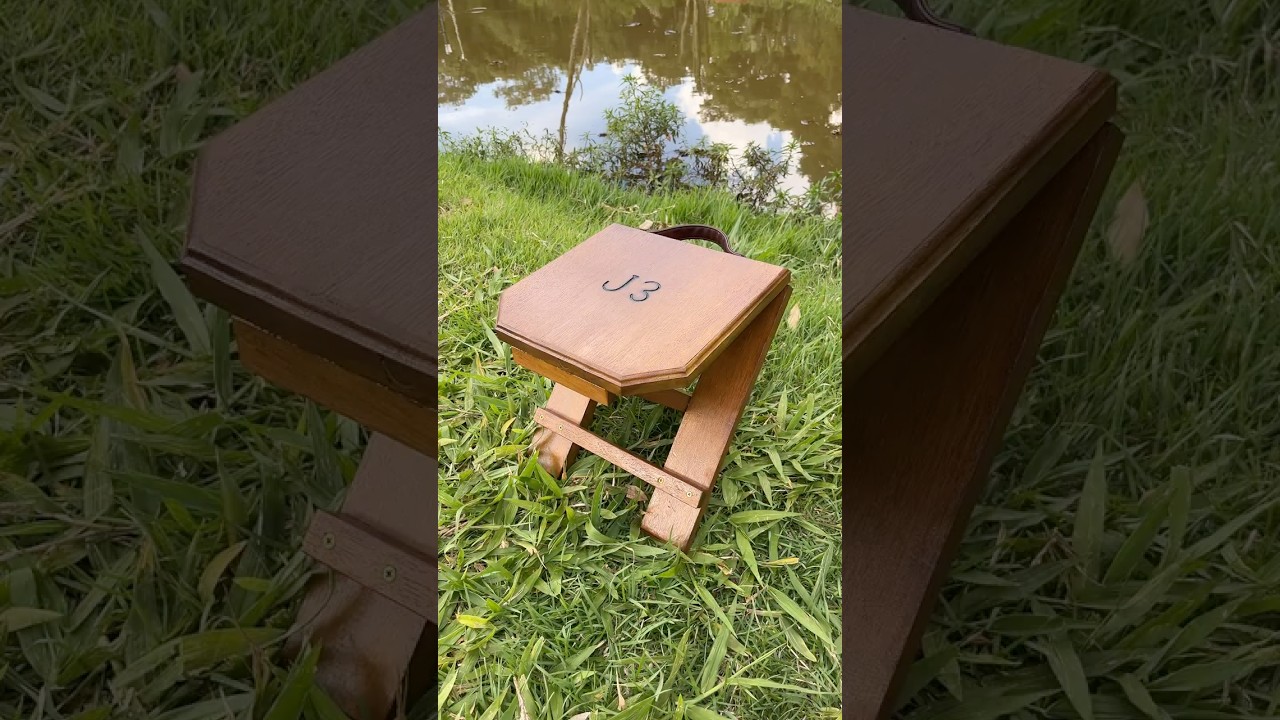 BANQUINHO DOBR&Aacute;VEL R&Uacute;STICO, F&Aacute;CIL DE FAZER.#DIY #banco #projetos #doityourself #rustic