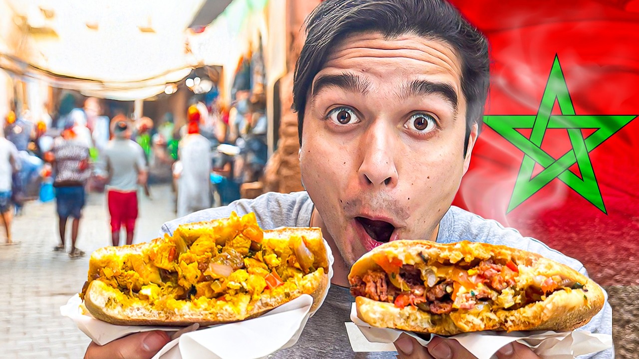 Manger Dehors À Marrakech Au Maroc (1,50€)