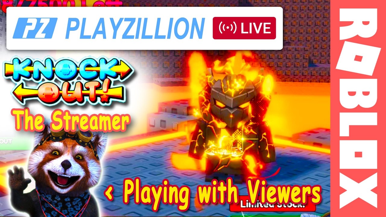 yoyoyo, 💥 Knockout the Streamer - Playing with Viewers 💥 #roblox - 20260307 PM
