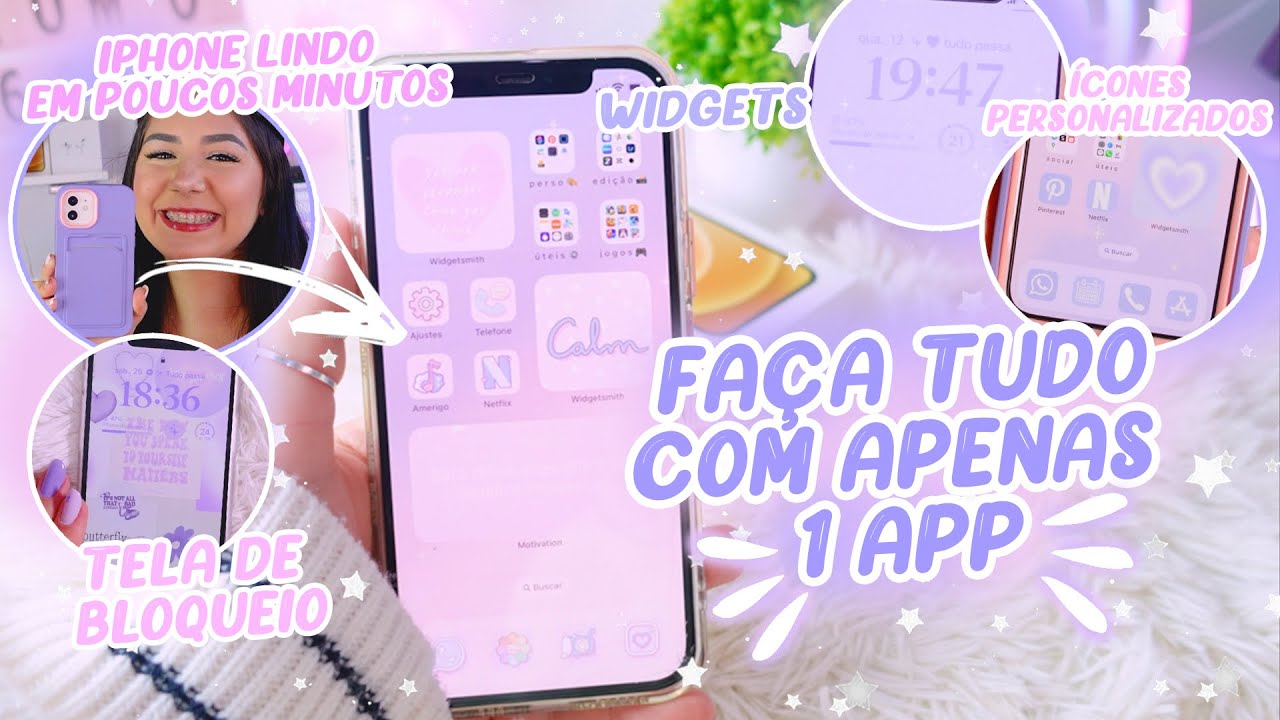MELHOR APP pra PERSONALIZAR seu IPHONE