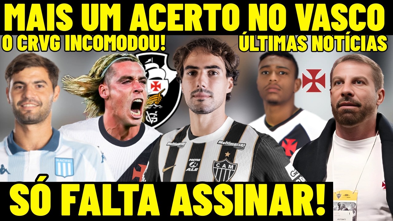 AGORA! MAIS UM ACERTO DO VASCO! CHEGANDO PARA ASSINAR COM O CRVG! ADMAR MIRA ZAGUEIRO E VOLANTE! E+