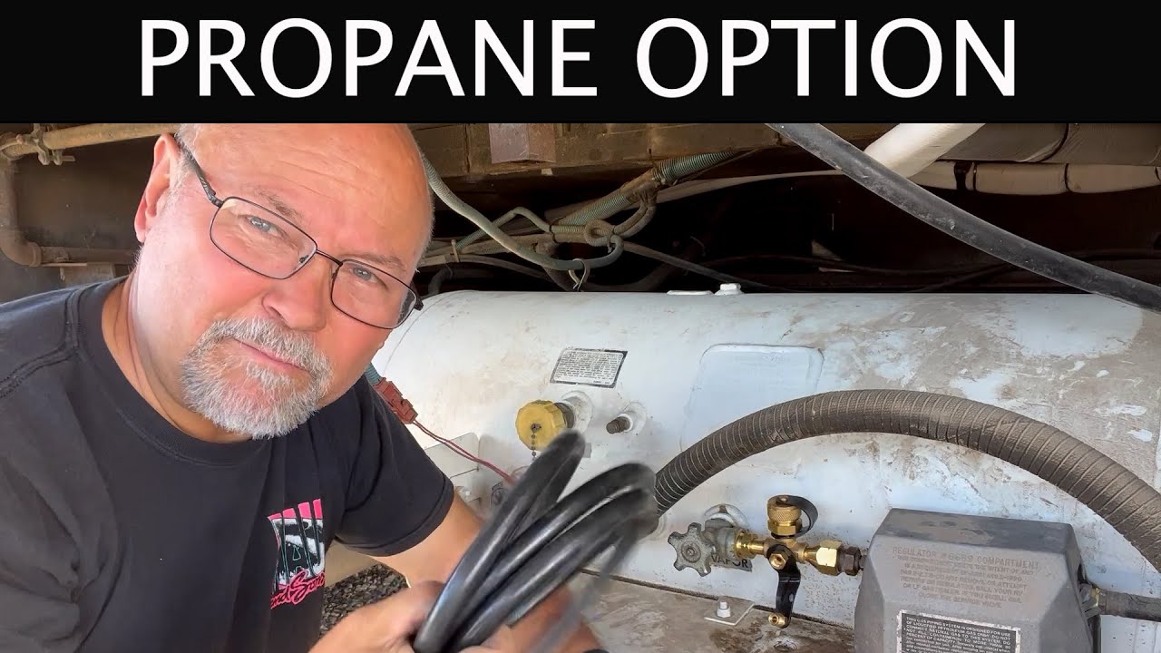 PROPANE VALVE INSTALL - RV LIFE: A nice option on a Motorhome.