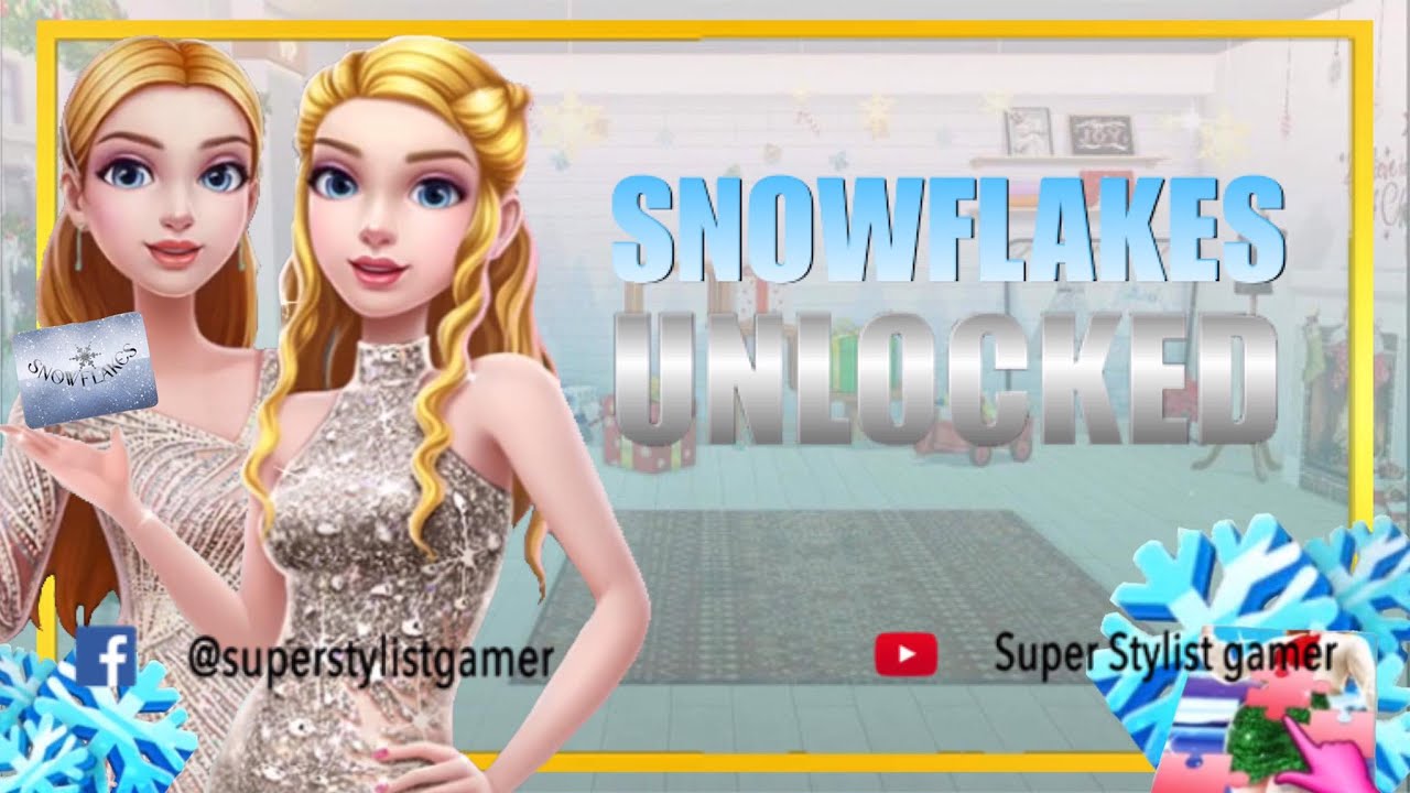 Super Stylist — Christmas Event || Snowflakes and Exclusive Dress
