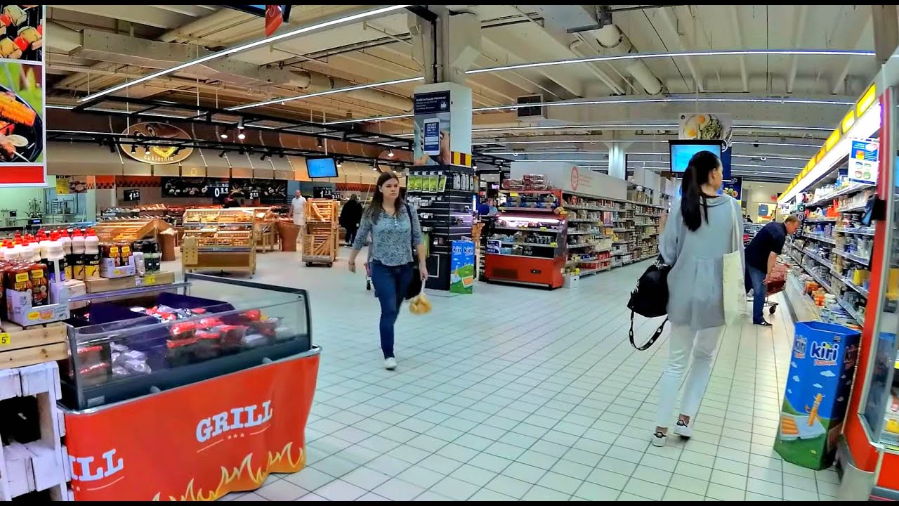 Carrefour Supermarket Warsaw Poland - Galeria Handlowa Bemowo