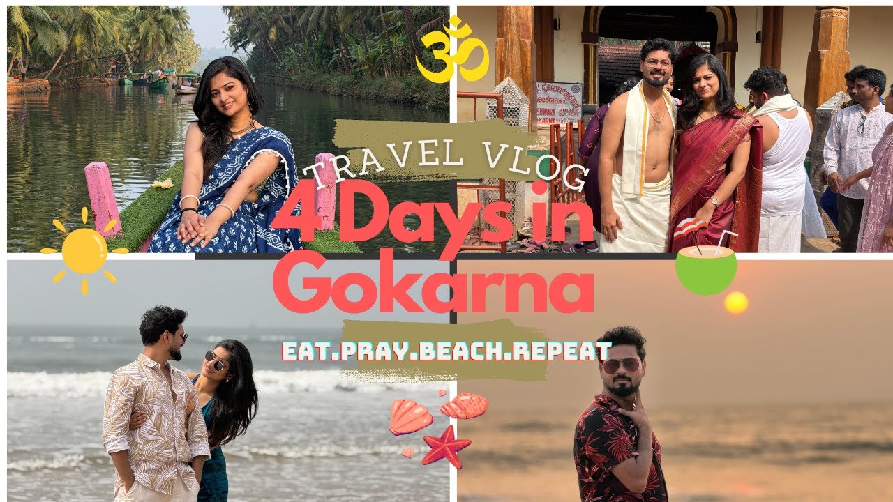 Gokarna travel vlog | Complete travel guide | Honnavar Murudeshwar | 4 days | Gokarna Tourist Places