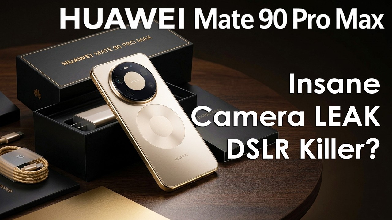 Huawei Mate 90 Pro Max Camera LEAK is CRAZY&hellip; DSLR Killer?