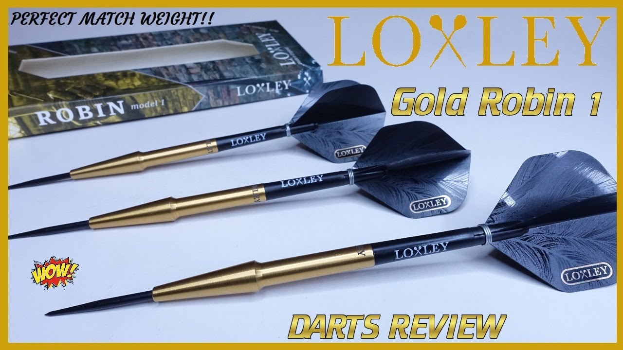 Loxley GOLDEN Robin Model 1 Darts Review - Perfect Match Weight!!