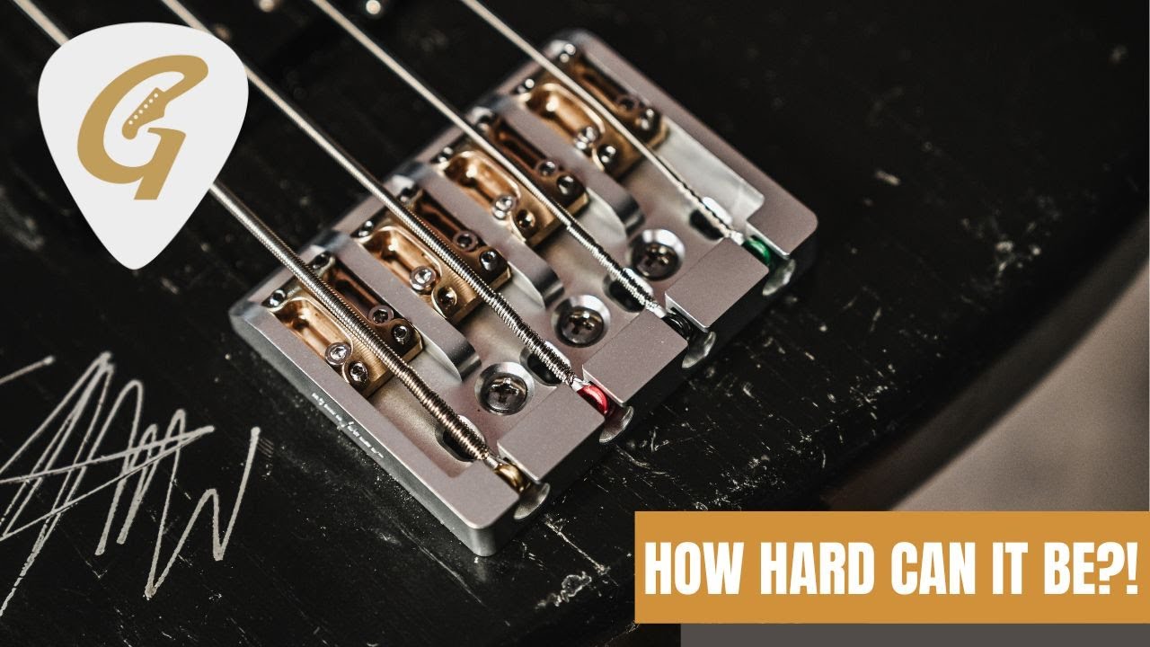 Guitar Talk - Installing a Guyker GBA-01 Bridge to my Jazz Bass