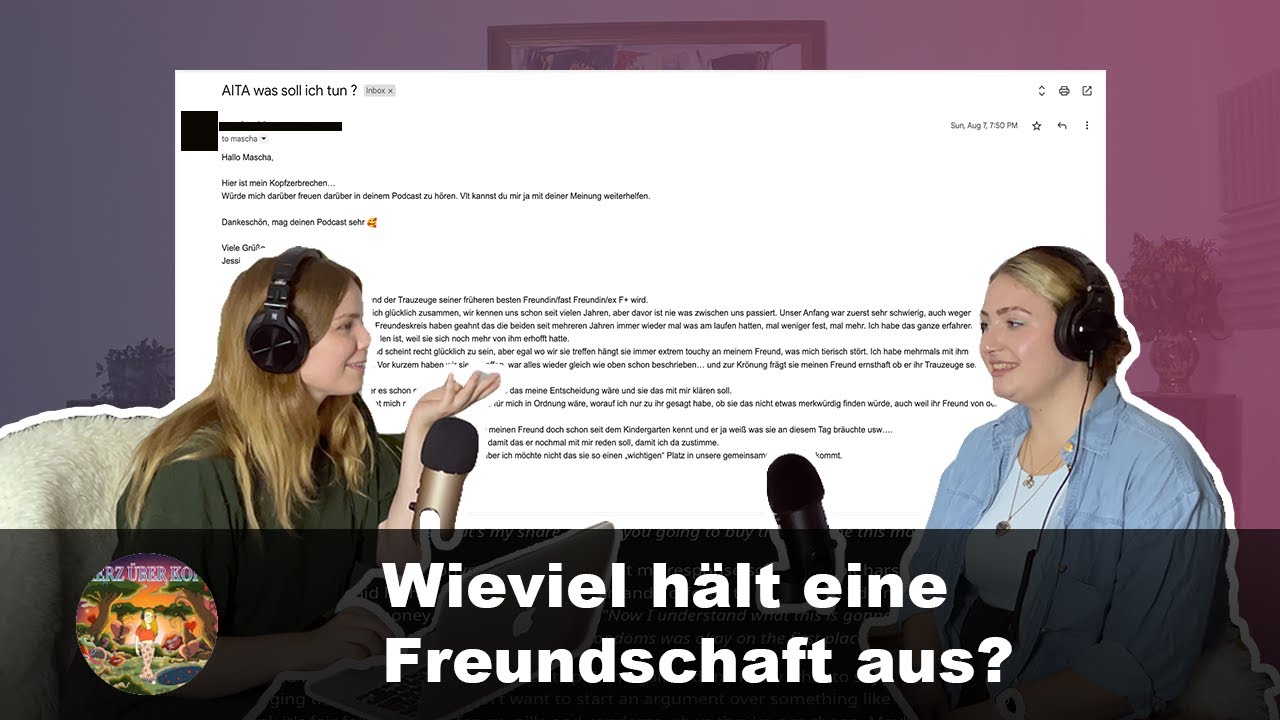 Warum konnte meine beste Freundin nicht einfach mit mir reden?...