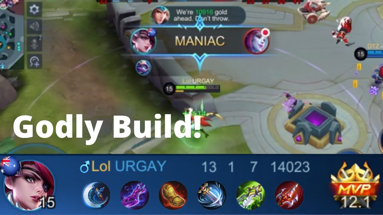 Maniac! | Lesley Best Build and Emblem 2021 | Lesley Gameplay 2021 Mobile Legends