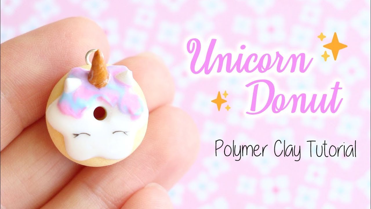 Pastel Unicorn Donut│Polymer Clay Tutorial