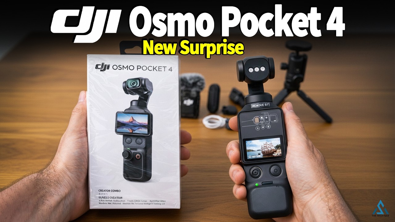 DJI Osmo Pocket 4 уже здесь! Официальные характеристики, цена и дата выхода объявлены!