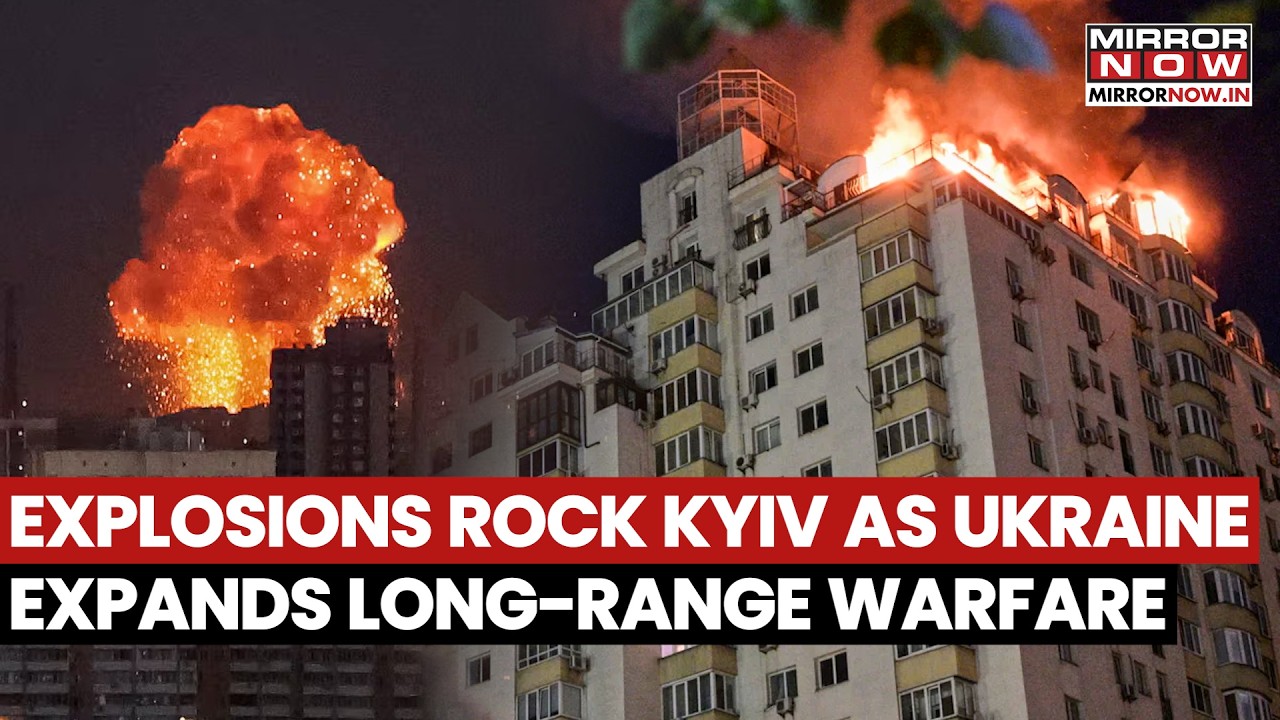 Explosions Rock Kyiv As Russia Unleashes Missile Blitz As Ukraine Expands Long-Range Strikes