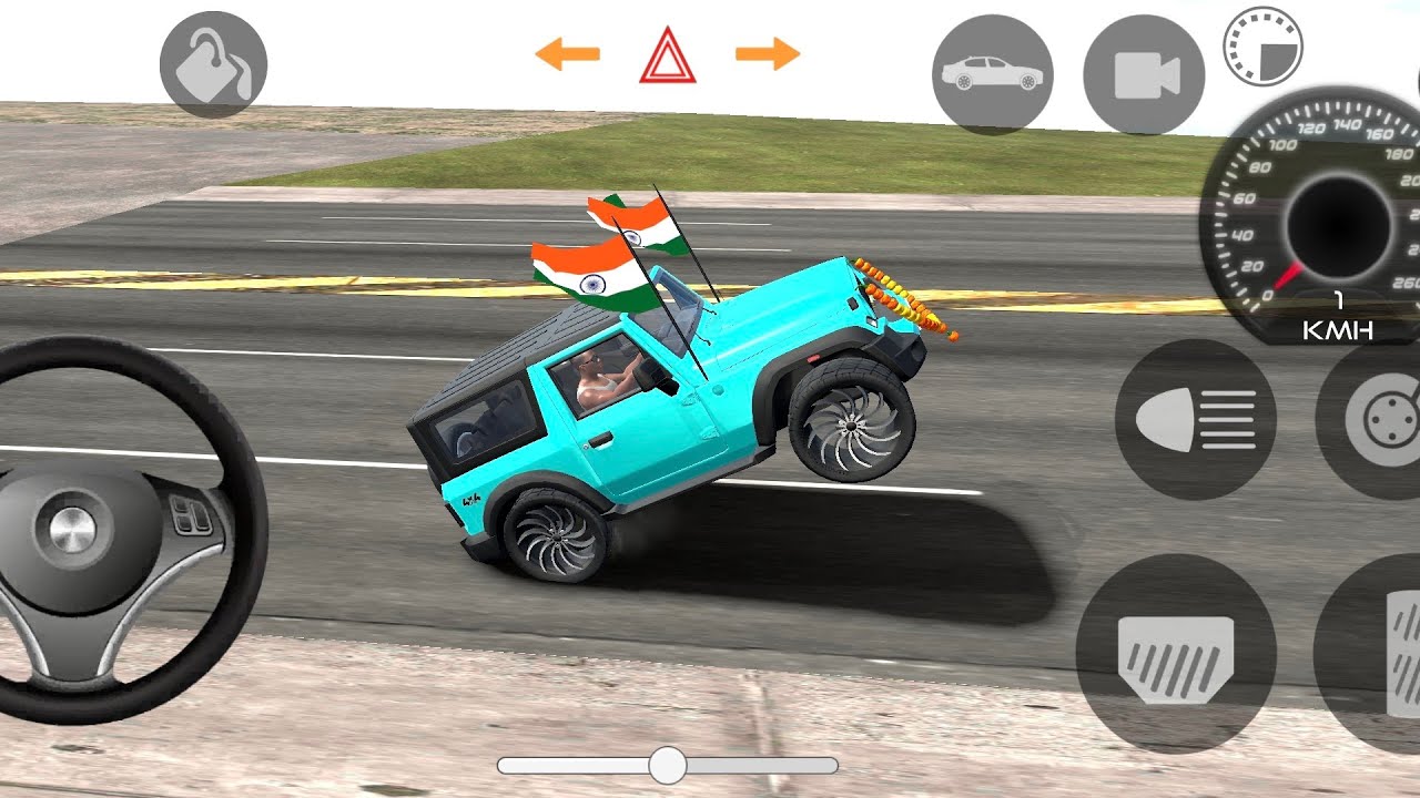 Mahindra 👻 Thar game 🎮 full modified game full video off roading #thargamer #game #games #gaming 