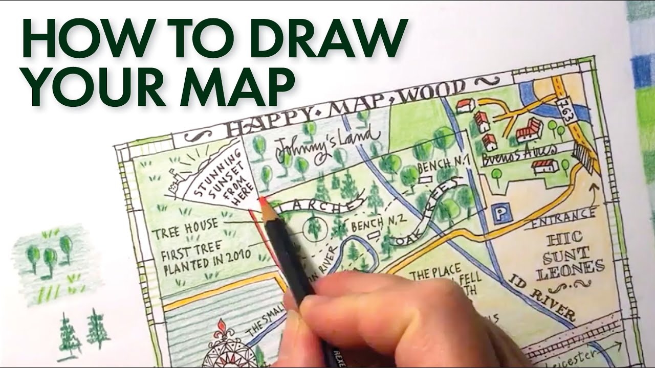 How to draw your own map of your woodland