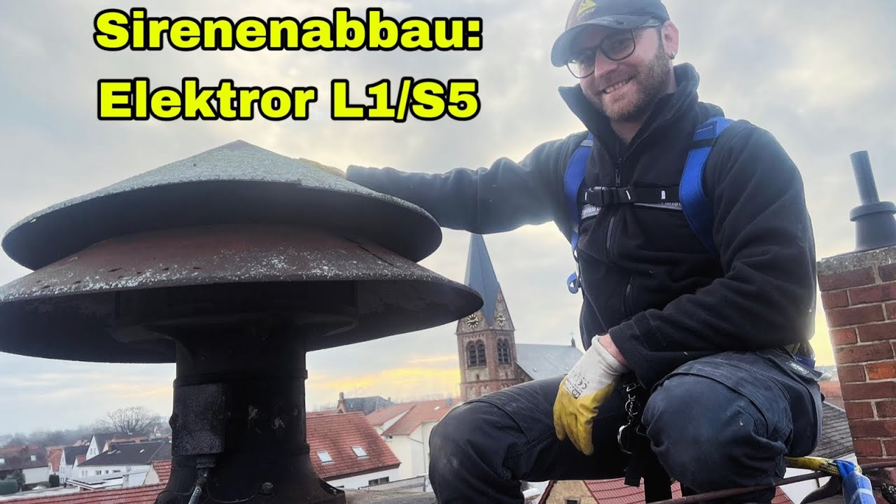 Abbau einer WELTKRIEGSSIRENE! | Elektror L1/S5