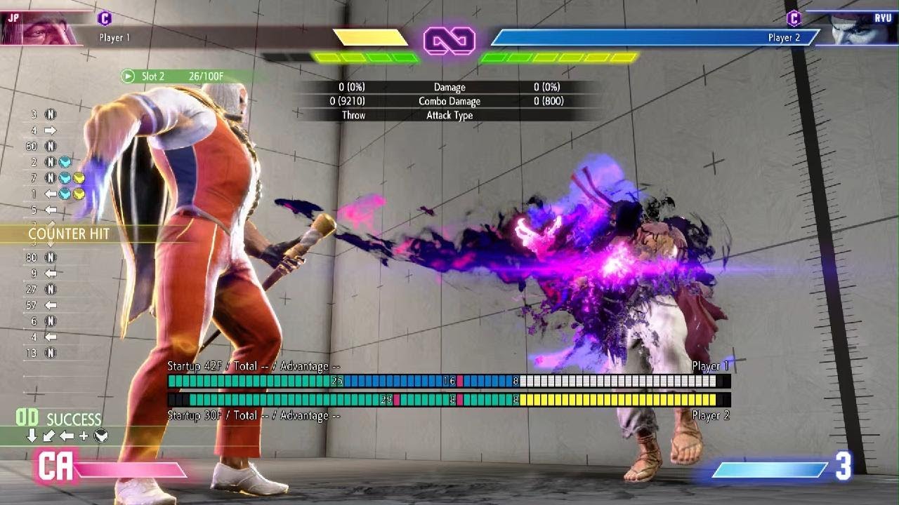 JP max damage combo (9210) from a command throw glitch