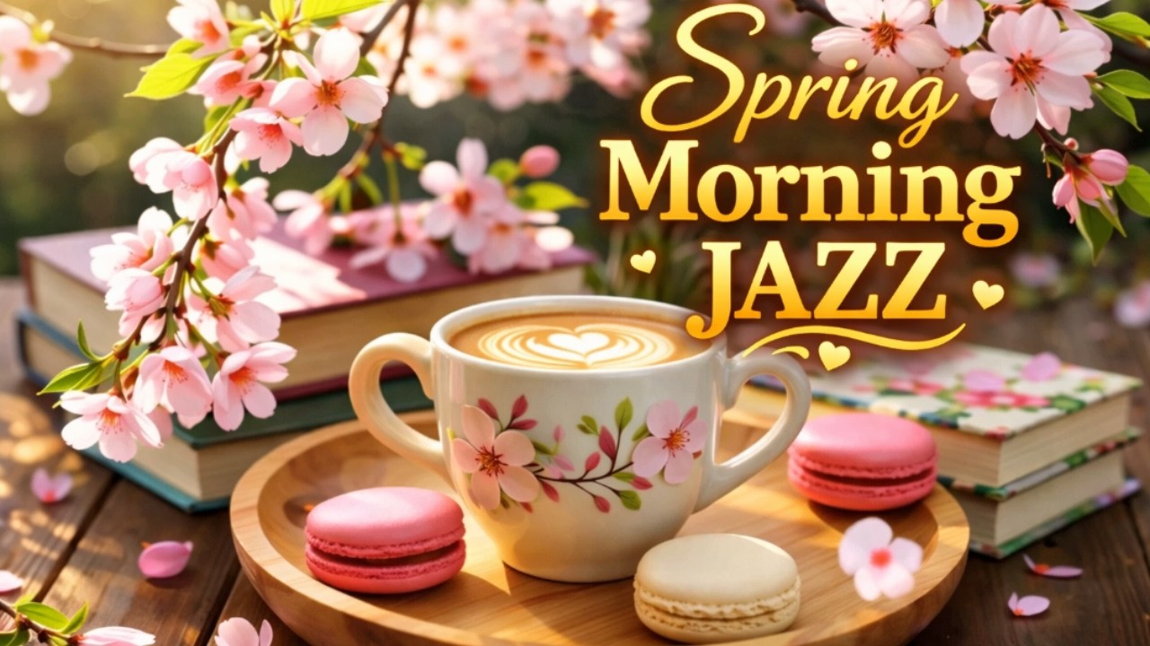 Spring Morning Jazz 🌿 Positive March Cafe Music & Delicate Bossa Nova Piano for Relax Study