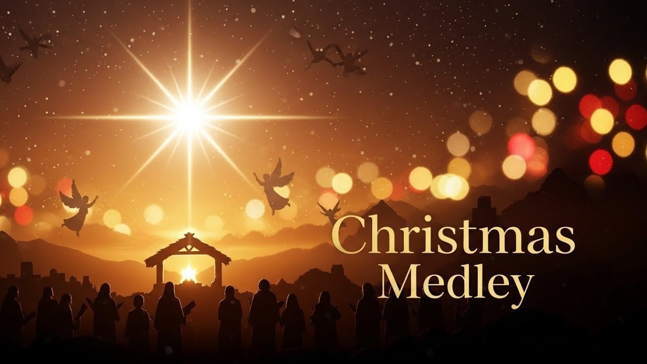 Heavenly Christmas Medley: Angels We Have Heard on High & O Come All Ye Faithful (with lyrics)