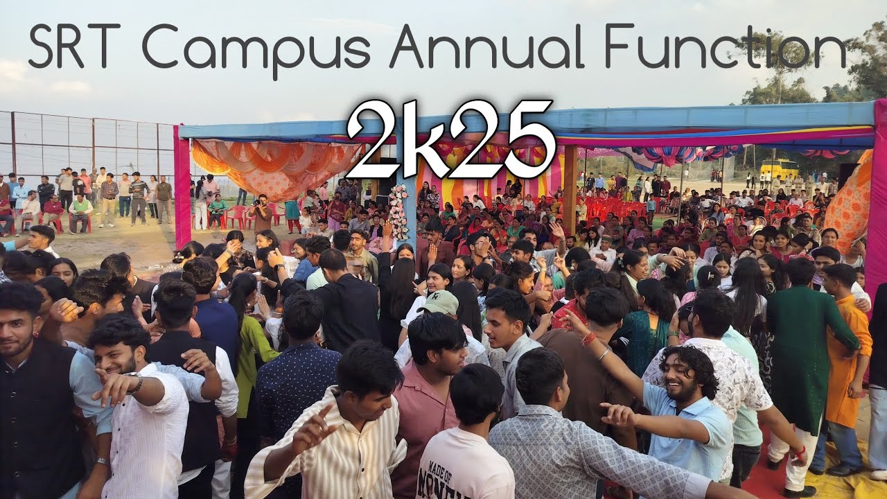 SRT CAMPUS Annual Function 2k25 🤩💥🔥 || Annual Function में पहुंची गढ़वाली लोक गायिका Reshma Shah ||