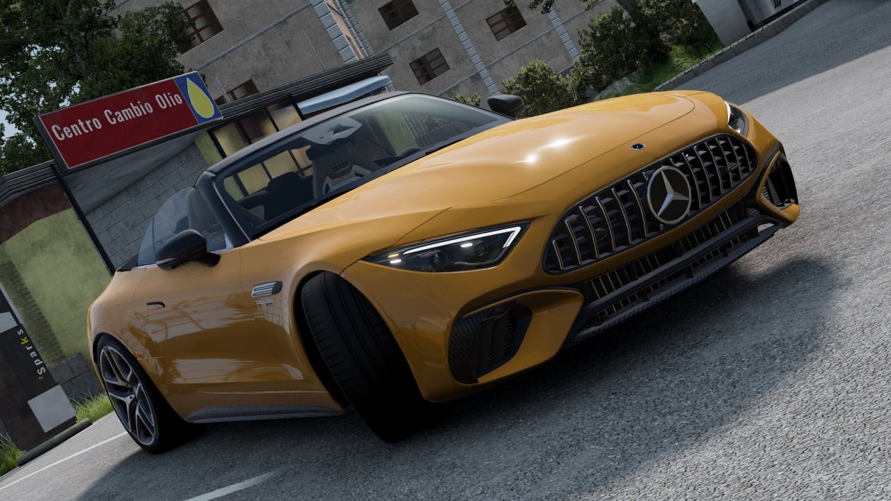 BeamNG drive Mercedes-AMG SL 63 italy
