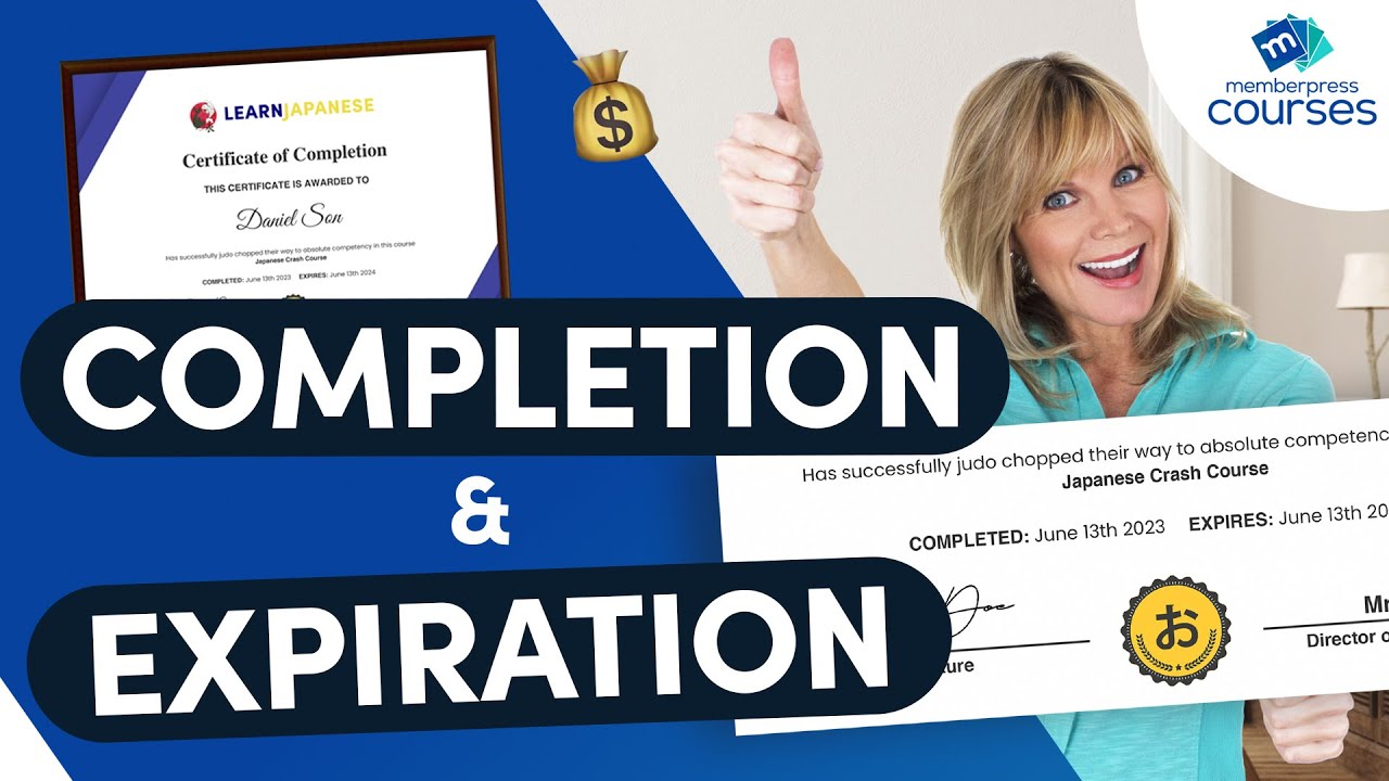 How to Add a Completion and Expiration Date to a MemberPress Course Certificate