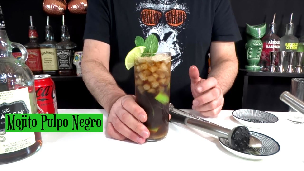 MOJITO PULPO NEGRO 🐙 disfrutar de una rica y fácil bebida