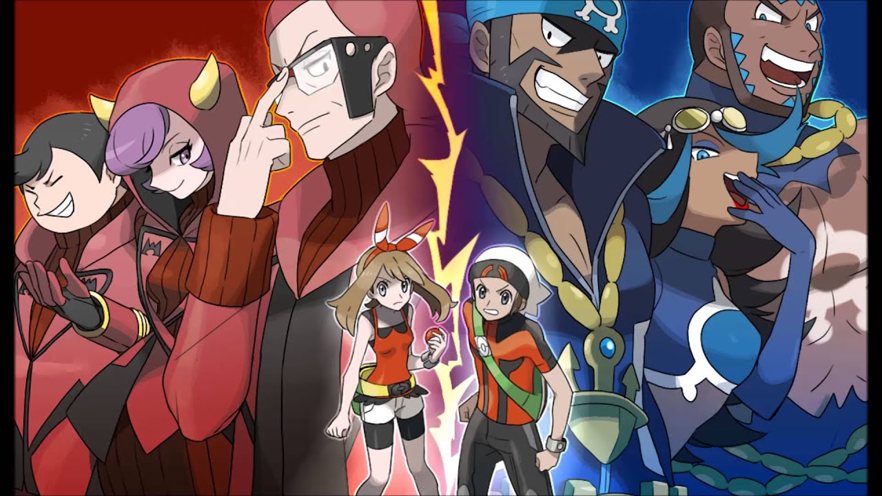 Pokémon OR/AS VS. Team Magma/Aqua Leader! (Post-Release)