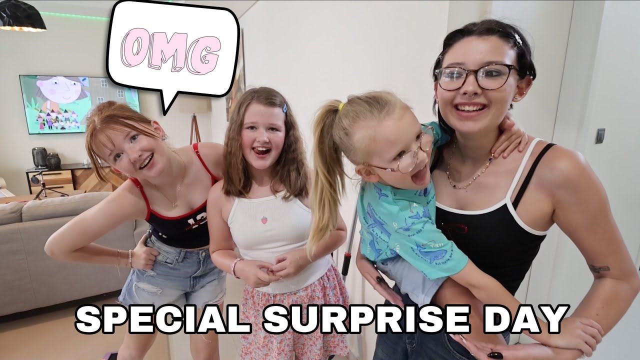 SURPRISE SPECIAL DAY FOR THE GIRLS!