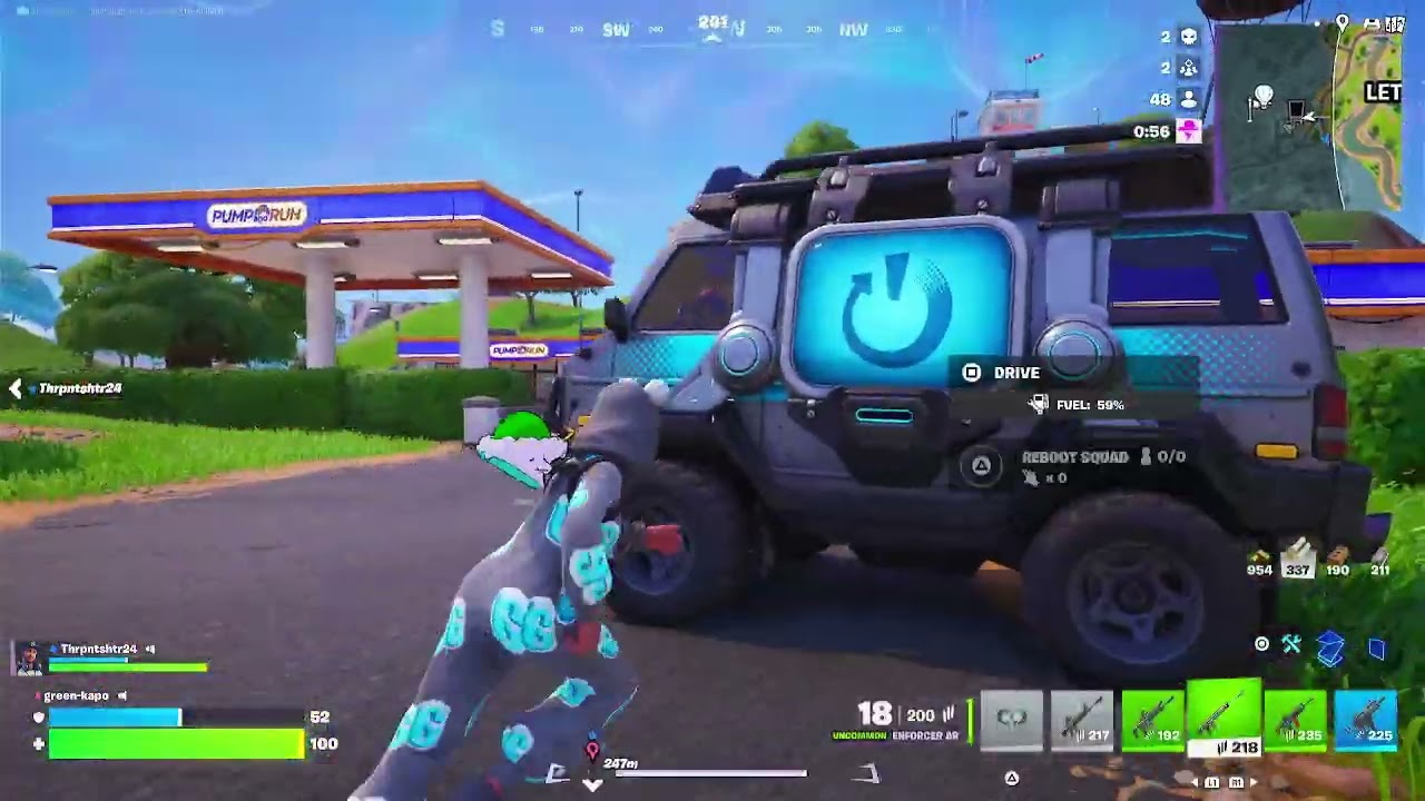 I played Fortnite with @thrpntshtr24yt again!