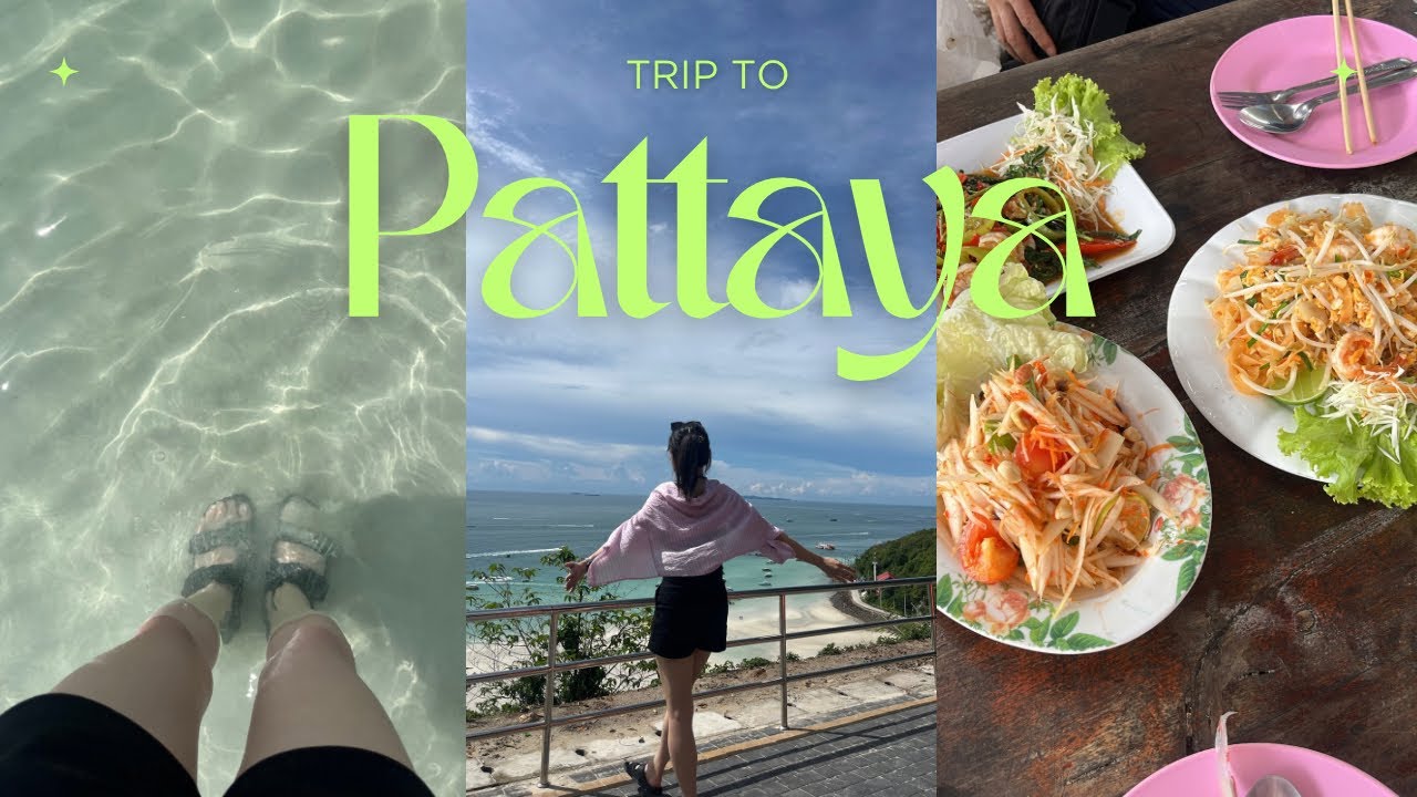 🇹🇭 방콕 2주 살기 브이로그 ep.2 | 파타야 2박3일📍 • 꼬란섬🏝️ • 알카자쇼🎪 • 파타야 맛집🍴 • 빅씨마트 추천템!! 🛒 