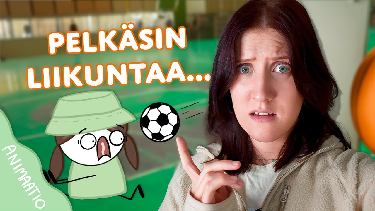 KOULULIIKUNTA JA PELOTTAVA HARRASTUS 😳⚽️| Animaatio Storytime