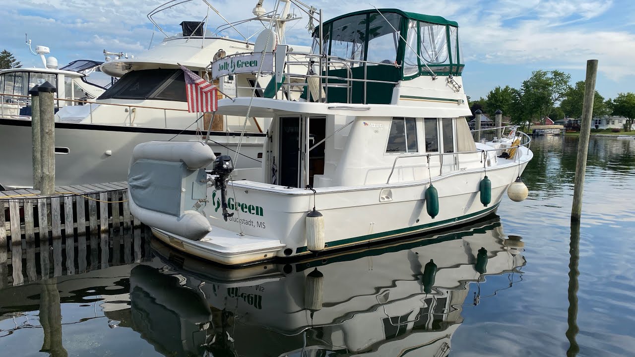 Первый день на канале Эри, судно Jolly Green 390 Mainship компании Americas Great Loop