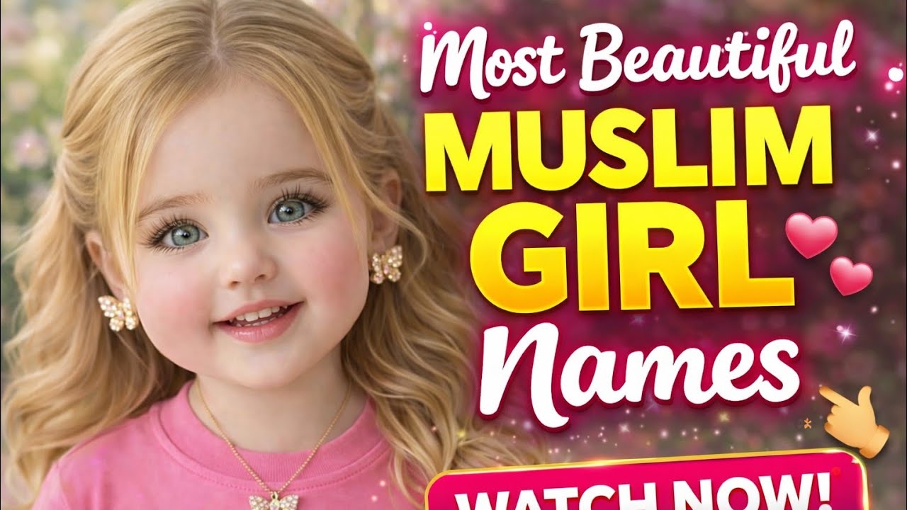 Top 25 Modern Muslim Girl Names 2026 💖 | Rare & Trending Islamic Baby Names 