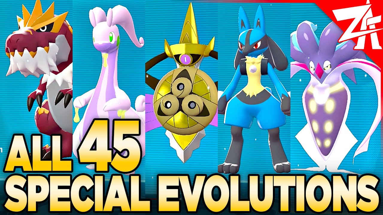 Все 45 специальных эволюций в Pokemon Legends Z-A