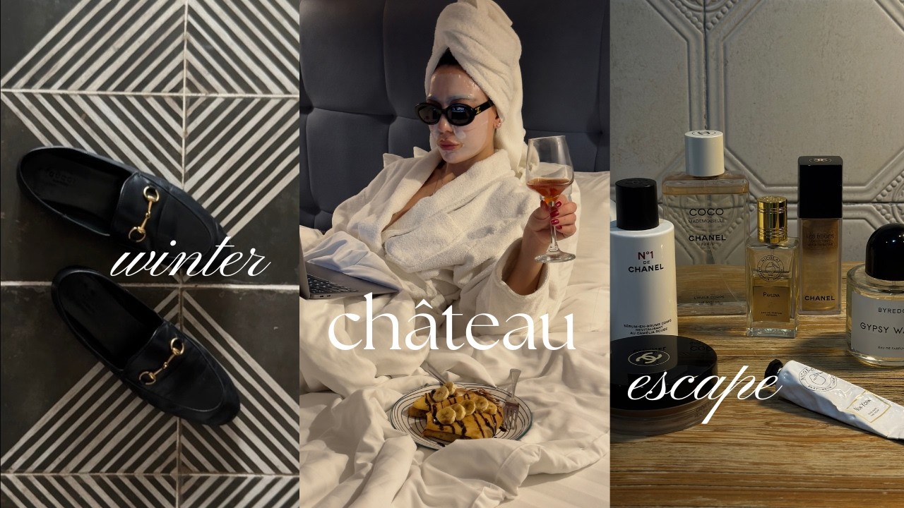 Winter Chateau Escape | My First Video | Spa time, Night Routine and more