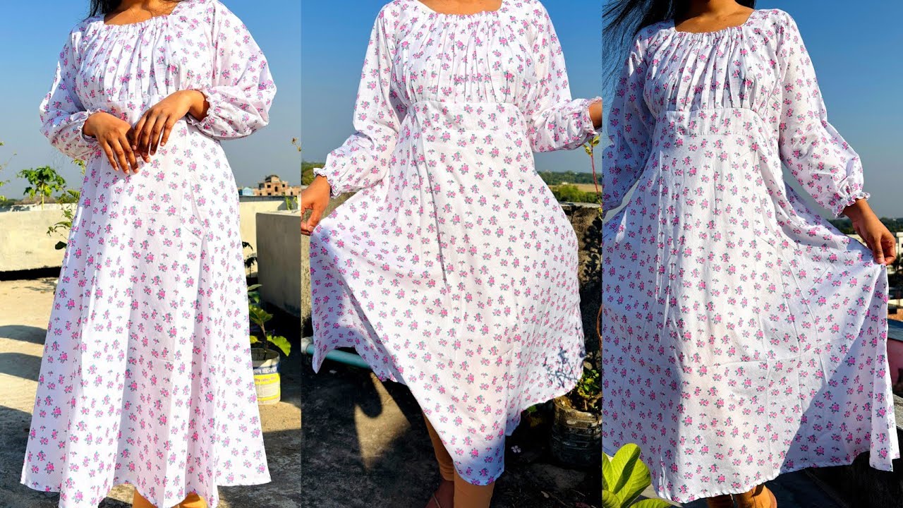 Dress Cutting and Stitching||Dress From Scratch||Layered Frock Cutting And Stitching.