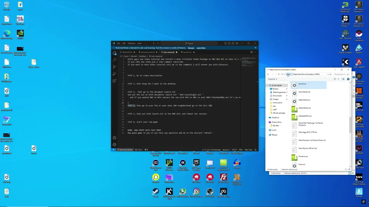 [ XBOX RGH ] Tutorial HOW INSTALL MOD MENU ALL TheShakePackage XEX