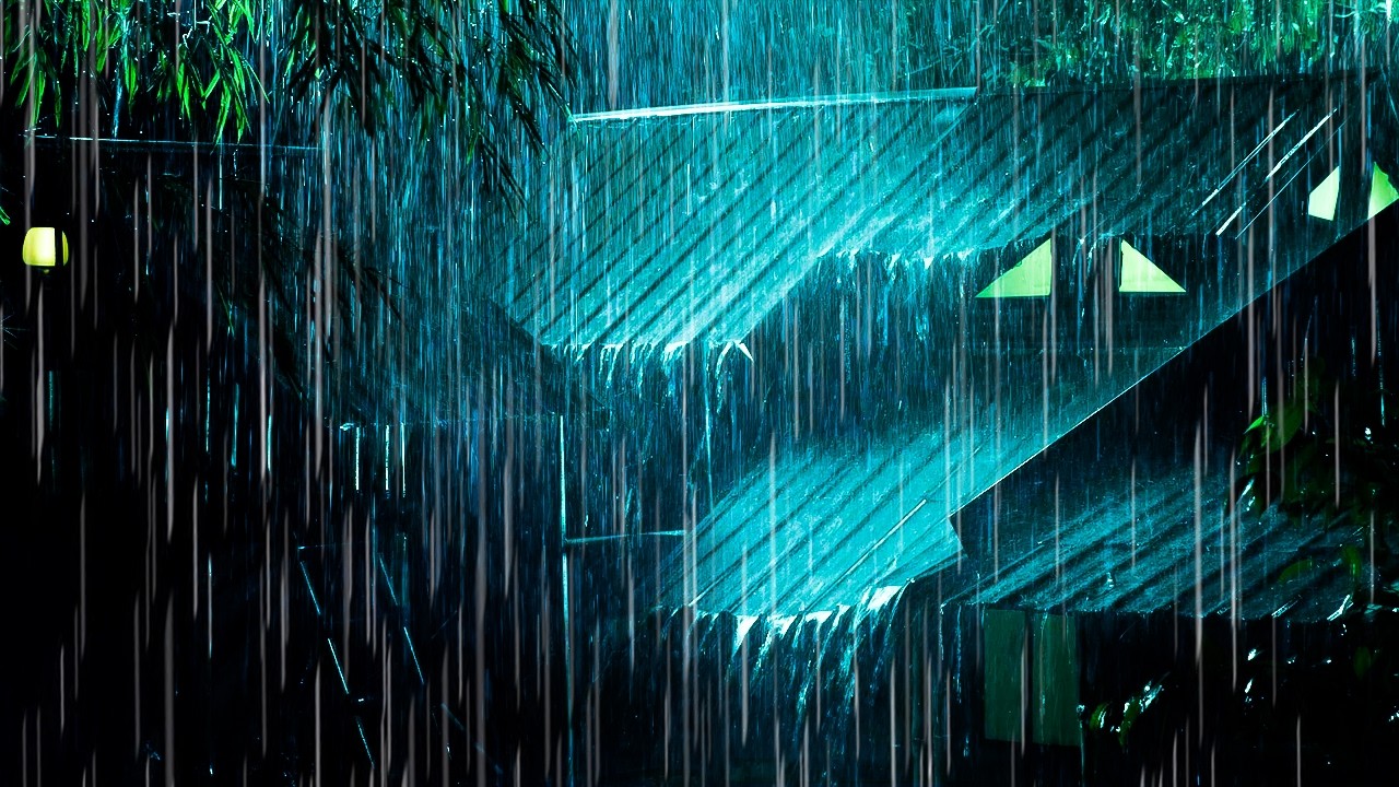 Relieve Stress Instantly with Night Rain & Distant Thunder