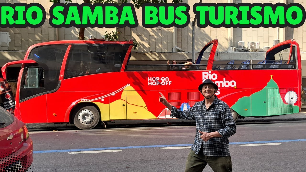 UM PASSEIO NO ÔNIBUS RIO SAMBA BUS NOS PONTOS TURISTICOS DO RIO DE JANEIRO  por Canal do Mariuu