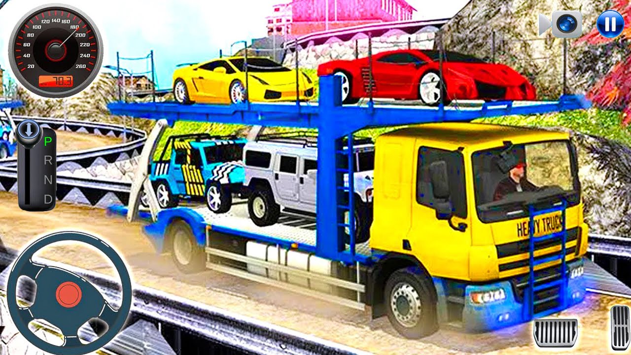 Best offline transport games for android & IOS #2  Offroad Transport Car Driving&ndash; Android Gameplay