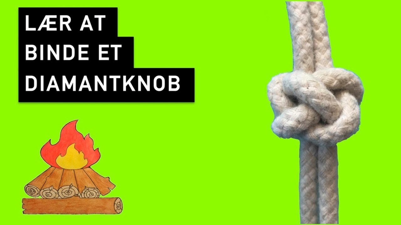 Hvordan binder man et Diamantknob?