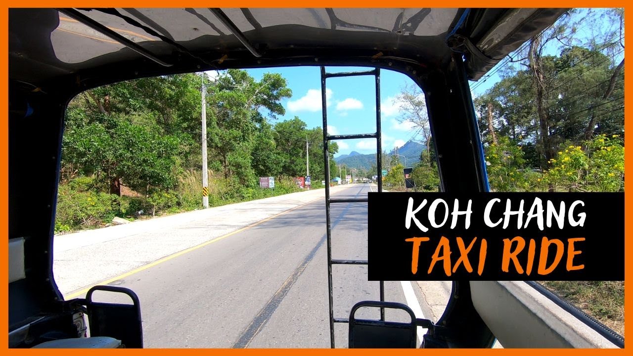 Koh Chang - Taxi Ride from Klong Prao Beach to White Sand Beach
