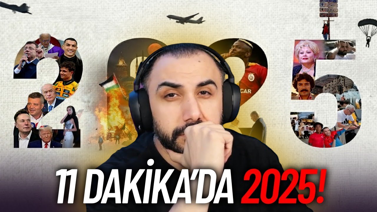 Barış G 11 DAKİKADA 2025 YILINDA NELER OLDU İZLİYOR!!