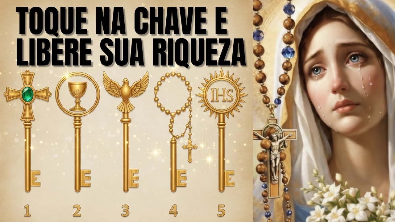 🔑A VIRGEM MARIA DEU A CHAVE DA SUA RIQUEZA, CLIQUE E RECEBA ESSA GRAÇA (ela ouviu sua oração)