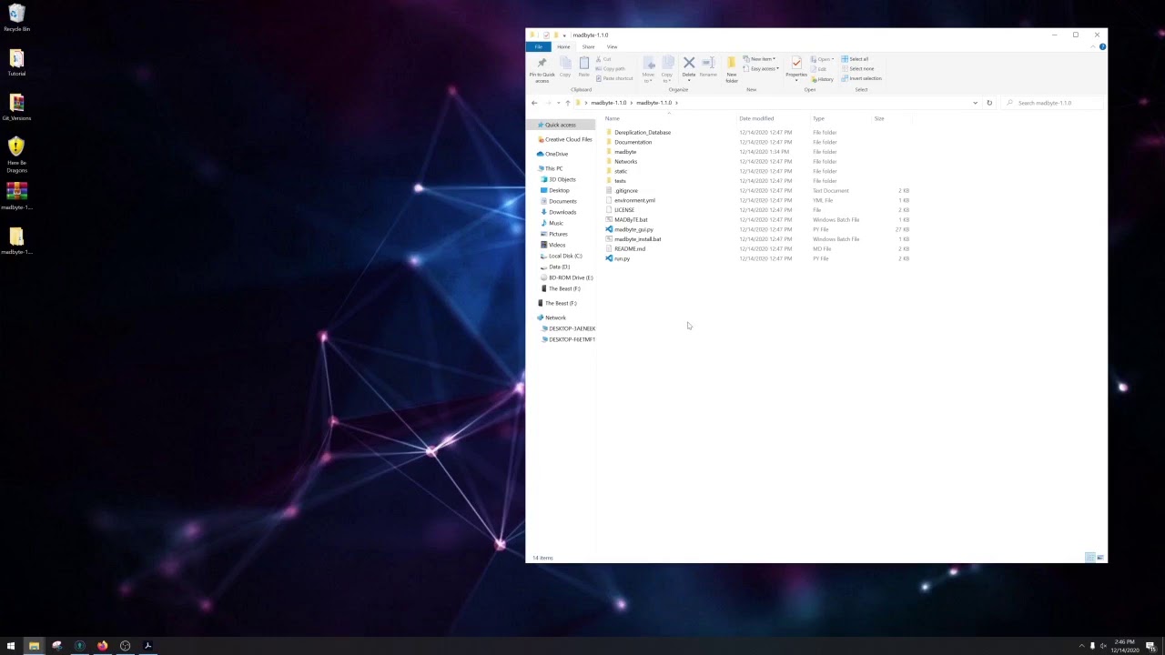 MADByTE Command Line Install