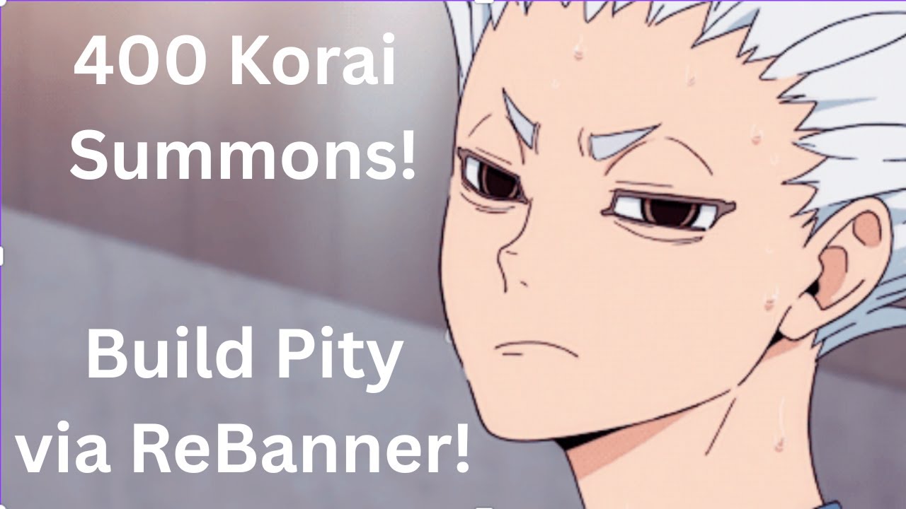 400 призывов Кораи! Собирайте жалость с помощью ReBanners! - HAIKYU! Летайте высоко!