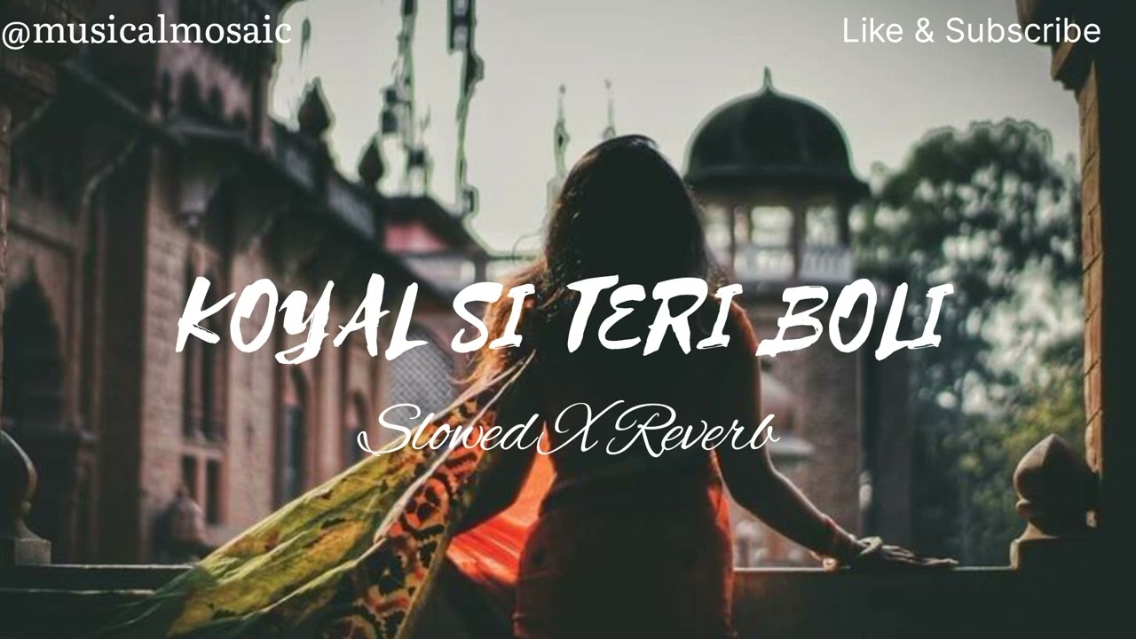 KOYAL SI TERI BOLI || Slowed & Reverb || From Beta Movie || Anil Kapoor, Madhuri Dixit